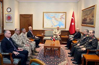 Millî Savunma Bakanı Yaşar Güler, Ürdün Genelkurmay Başkanı Tümgeneral Yousef Al Hnaity’i Kabul Etti