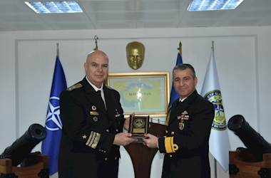 Bulgarian and Romanian Admirals Visit CTF Black HQ