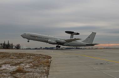 Turkish Fighter Aircraft and NATO AWACS Aircraft Conduct NEXUS ACE Mission