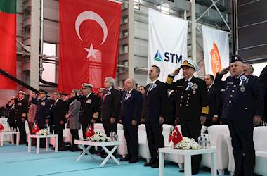 Millî Savunma Bakanı Yaşar Güler ve Portekiz Savunma Bakanı Nuno Melo, İstanbul’daki Gemi Kızağa Koyma Törenine Katıldı