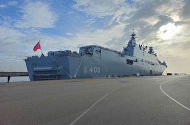 Anadolu Turkish Maritime Task Force Conducts a Port Visit to Rota within Steadfast Dart 2026 