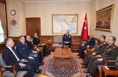 Millî Savunma Bakanı Yaşar Güler, Avrupa Müttefik Kuvvetleri Yüksek Komutanı (SACEUR) Orgeneral Alexus G. Grynkewich’i Kabul Etti