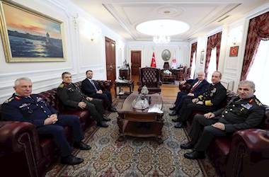 Millî Savunma Bakanı Yaşar Güler, TSK Komuta Kademesi ile Adalet Bakanı Akın Gürlek’e Ziyaret Gerçekleştirdi