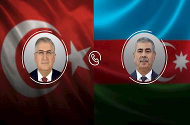 Millî Savunma Bakanı Yaşar Güler ile Kardeş Azerbaycan’ın Savunma Bakanı Orgeneral Zakir Hasanov Telefon Görüşmesi Gerçekleştirdi
