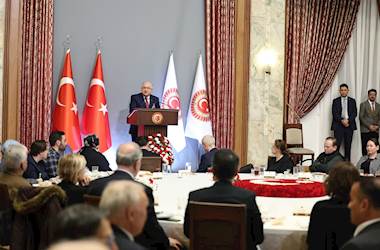 Minister of National Defence Yaşar Güler Attended the Iftar Hosted by the Speaker of the Grand National Assembly of Türkiye, Numan Kurtulmuş, at the Turkish Grand National Assembly