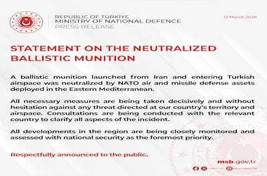 Statement On The Neutralized Ballistic Munition