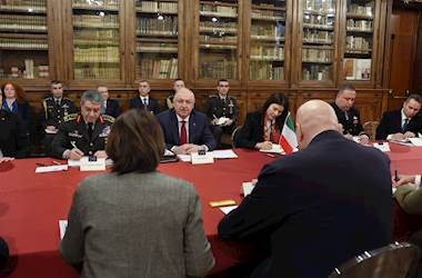 Millî Savunma Bakanı Yaşar Güler, İtalya Savunma Bakanı Guido Crosetto ile Bir Araya Geldi