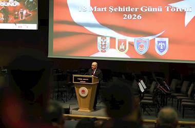 18 Mart Şehitler Günü ve Çanakkale Zaferi Dolayısıyla Millî Savunma Bakanlığında Tören Düzenlendi 