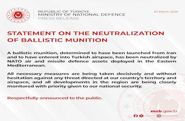 Statement on the Neutralization of Ballistic Munition