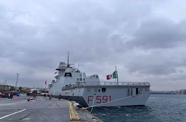 Italian Navy Frigate ITS Virginio Fasan Conducts a Port Visit to Istanbul