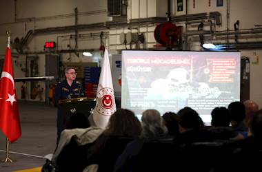 Millî Savunma Bakanlığı Haftalık Basın Bilgilendirme Toplantısı TCG Anadolu’da Gerçekleştirildi