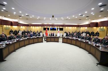 Millî Savunma Bakanı Yaşar Güler Başkanlığında Kara Kuvvetleri Komutanlığında Değerlendirme Toplantısı Gerçekleştirildi