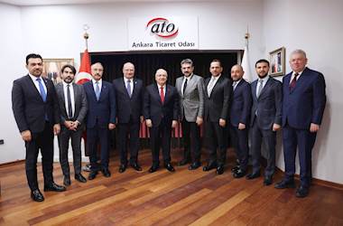 Milli Savunma Bakanı Yaşar Güler, Ankara Ticaret Odası Başkanı Gürsel Baran ve Yönetim Kurulu Üyeleri ile Bir Araya Geldi