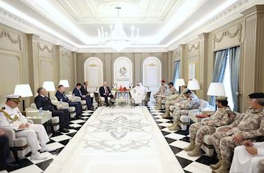 Millî Savunma Bakanı Yaşar Güler, Katar Başbakan Yardımcısı ve Savunma Bakanı Şeyh Saud Bin Abdurrahman Bin Hasan Bin Ali Al Sani Doha’da Bir Araya Geldi