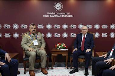 Millî Savunma Bakanı Yaşar Güler, Irak Genelkurmay Başkan Yardımcısı Korgeneral Saad Harbiye'yi Kabul Etti