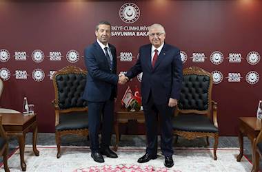 Bakan Güler, KKTC Dışişleri Bakanı Tahsin Ertuğruloğlu ve Somali Limanlar ve Deniz Taşımacılığı Bakanı Abdulkadir Mohamed Nur ile Bir Araya Geldi