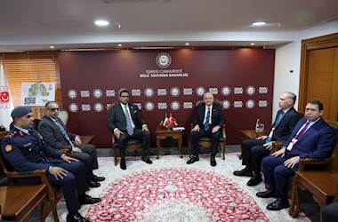 Millî Savunma Bakanı Yaşar Güler, Kuveyt Savunma Bakanı Al-Sabah ve Moritanya Savunma, Emekli İşleri, Şehit Çocukları Bakanı Sidi ile Bir Araya Geldi