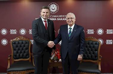 Millî Savunma Bakanı Yaşar Güler, Estonya Savunma Bakanı Hanno Pevkur ve Gana Savunma Bakan Yardımcısı Ernest Genfi ile Görüştü