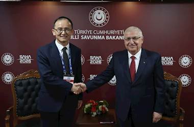Millî Savunma Bakanı Yaşar Güler, Çin Halk Cumhuriyeti’nin Büyükelçisi Jiang Xuebin'i Kabul Etti
