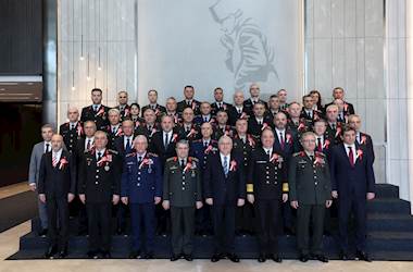 Millî Savunma Bakanı Yaşar Güler ve Beraberindeki TSK Komuta Kademesi ile OYAK’ın 66’ncı Olağan Genel Kuruluna Katıldı