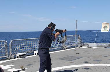 Training Conducted Aboard TCG Oruçreis Within SNMG1