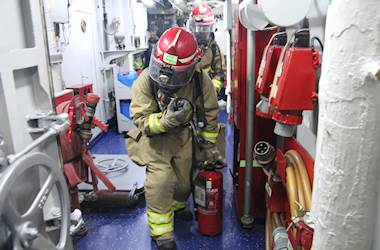 Training Conducted Aboard TCG Oruçreis Within SNMG1