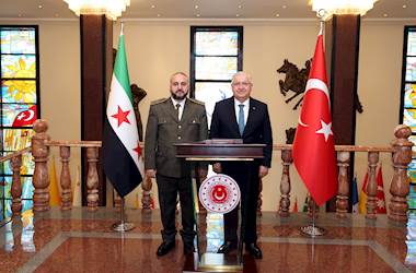 Millî Savunma Bakanı Yaşar Güler, Suriye Savunma Bakanı Tümgeneral Murhaf Ebu Kasra ile Bir Araya Geldi