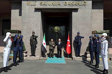 Millî Savunma Bakanı Yaşar Güler, Suriye Savunma Bakanı Tümgeneral Murhaf Ebu Kasra ile Bir Araya Geldi