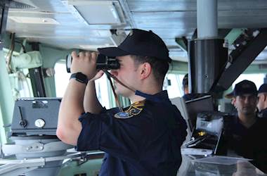 TCG Oruçreis Conducts Tactical Maneuver Training Within SNMG1 Mission