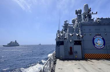 TCG Oruçreis Conducts Tactical Maneuver Training Within SNMG1 Mission
