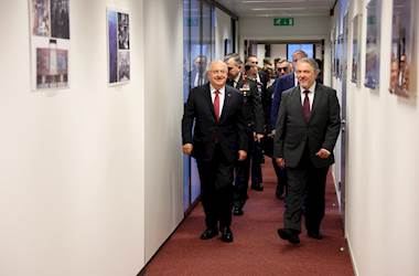 Millî Savunma Bakanı Yaşar Güler, NATO Daimî Temsilciliğimiz ile NATO Türk Askerî Temsil Heyet Başkanlığımızı Ziyaret Etti