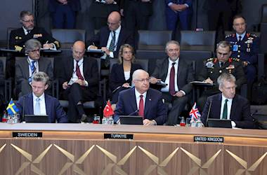 Millî Savunma Bakanı Bakan Yaşar Güler, Bugün Düzenlenecek Oturumlara Katılmak Üzere NATO Karargâhına Geldi