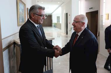 Millî Savunma Bakanı Yaşar Güler Kuzey Kıbrıs Türk Cumhuriyeti Cumhurbaşkanı Sayın Tufan Erhürman’ı Ziyaret Etti
