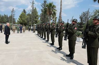 Millî Savunma Bakanı Yaşar Güler, KKTC'deki 14’üncü Zırhlı Tugay Komutanlığındaki Mehmetçiklerimize Hitaben Bir Konuşma Yaptı