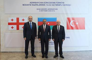 Azerbaycan-Gürcistan-Türkiye Üçlü Savunma Bakanları Toplantısı Azerbaycan’ın Şuşa Kentinde Gerçekleştirildi