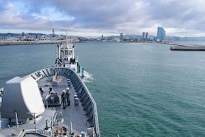 Turkish Frigate TCG KEMALREİS Conducts a Port Visit Within SNMG2