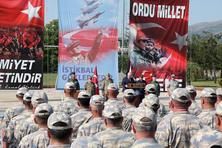 Cumhurbaşkanımız Sayın Recep Tayyip Erdoğan, Kütahya’da Görev Yapan Mehmetçiklerimizin Kurban Bayramı’nı Kutladı