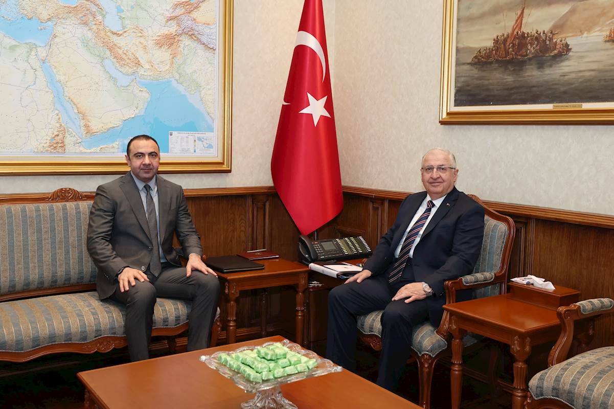 Millî Savunma Bakanı Yaşar Güler, Kardeş Ülke Azerbaycan’ın İstihbarat Başkanı Korgeneral Orhan Sultanov’u Kabul Etti