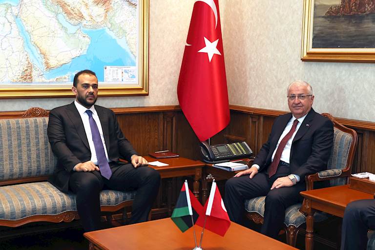Millî Savunma Bakanı Yaşar Güler, Libya Savunma Bakan Vekili Tuğgeneral Abdusselam Zubi’yi Kabul Etti