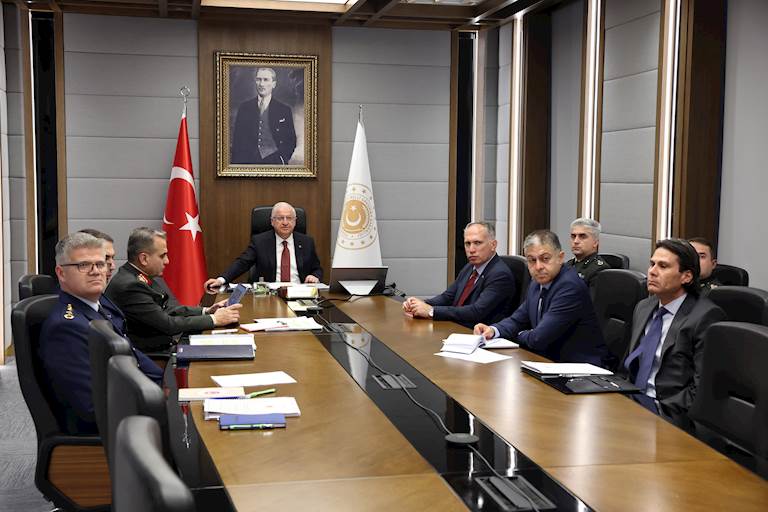 Millî Savunma Bakanı Yaşar Güler, Ukrayna Gönüllüler Koalisyonu Tarafından Gerçekleştirilen Video Telekonferans Toplantısına Katıldı 