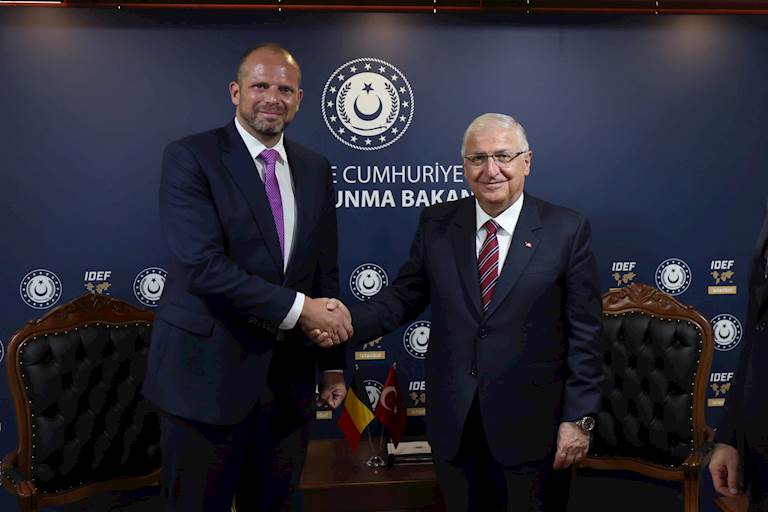 Millî Savunma Bakanı Yaşar Güler, Belçika ve Slovenya Savunma Bakanları ile Görüştü