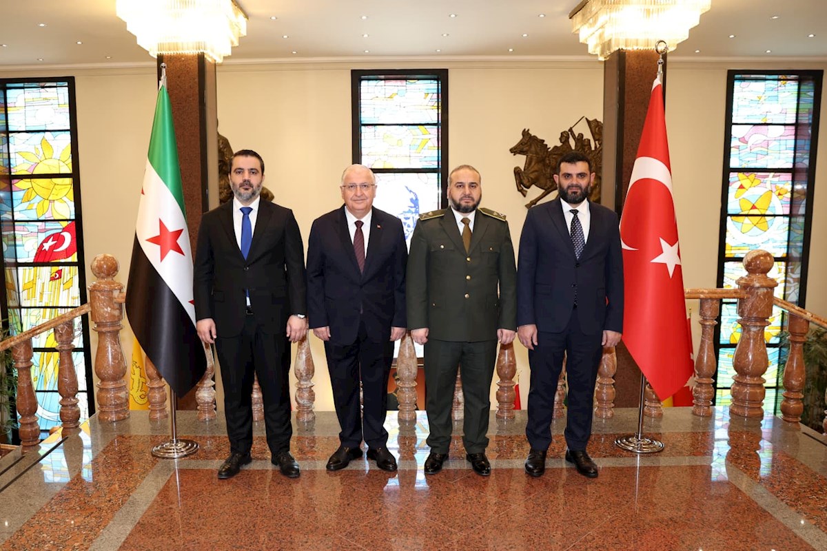 Millî Savunma Bakanı Yaşar Güler, Suriye Savunma Bakanı, Dışişleri Bakanı ve Genel İstihbarat Başkanı ile Bir Araya Geldi