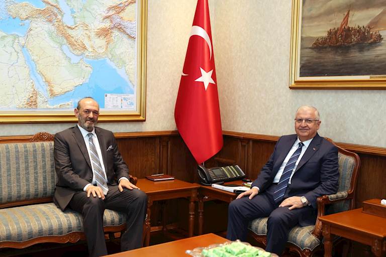 Millî Savunma Bakanı Yaşar Güler, Veda Ziyareti Yapan Lübnan’ın Ankara Büyükelçisi Ghassan Moallem’i Kabul Etti