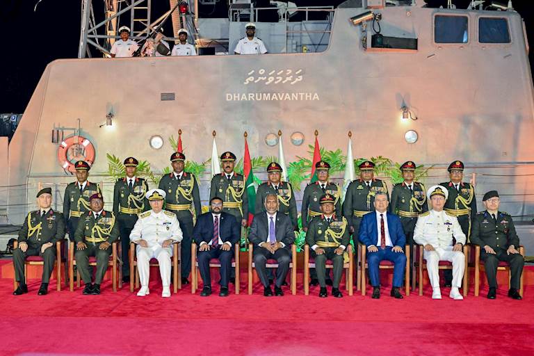 TCG Volkan in the Maldives