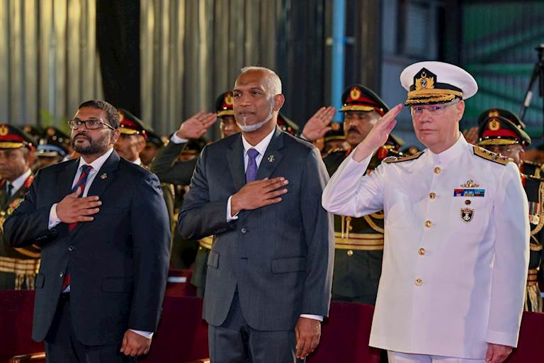 Footage From the Commissioning Ceremony of TCG Volkan