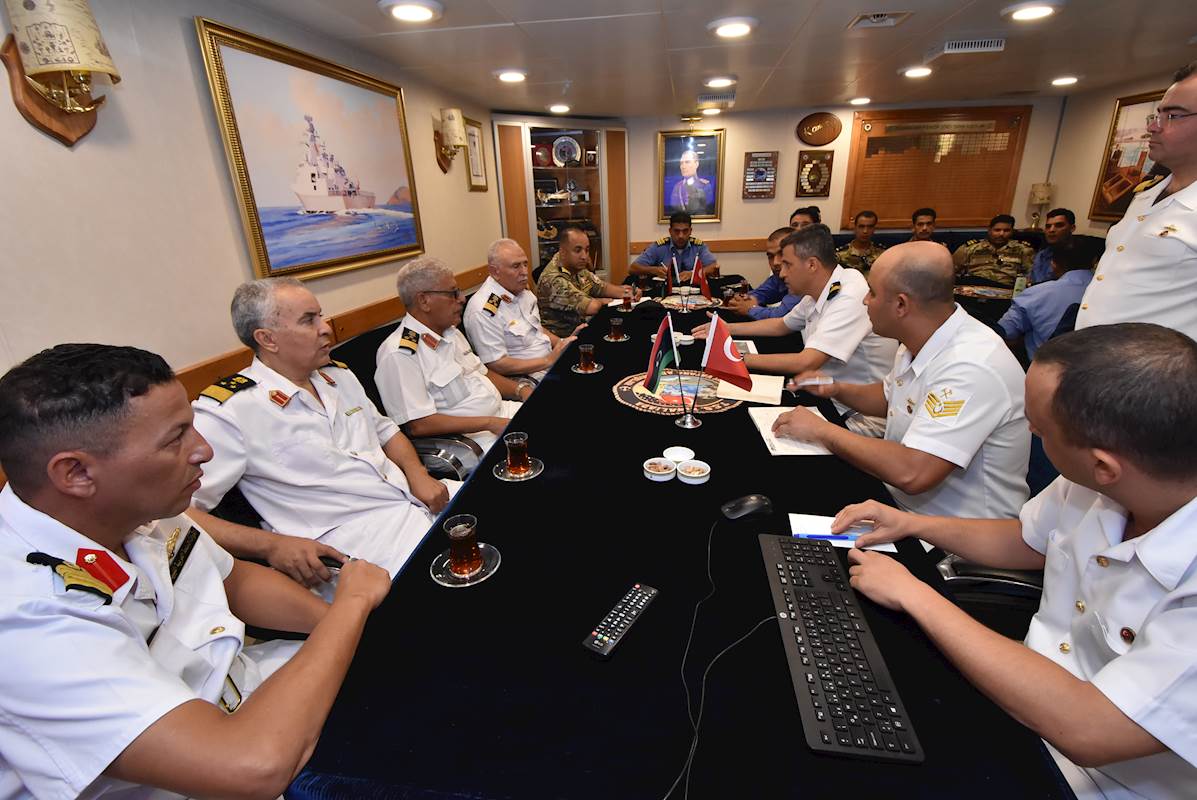 Meeting Between Türkiye and Libya Within the Port Visit of TCG Kınalıada to Benghazi Port