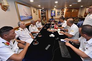 Meeting Between Türkiye and Libya Within the Port Visit of TCG Kınalıada to Benghazi Port
