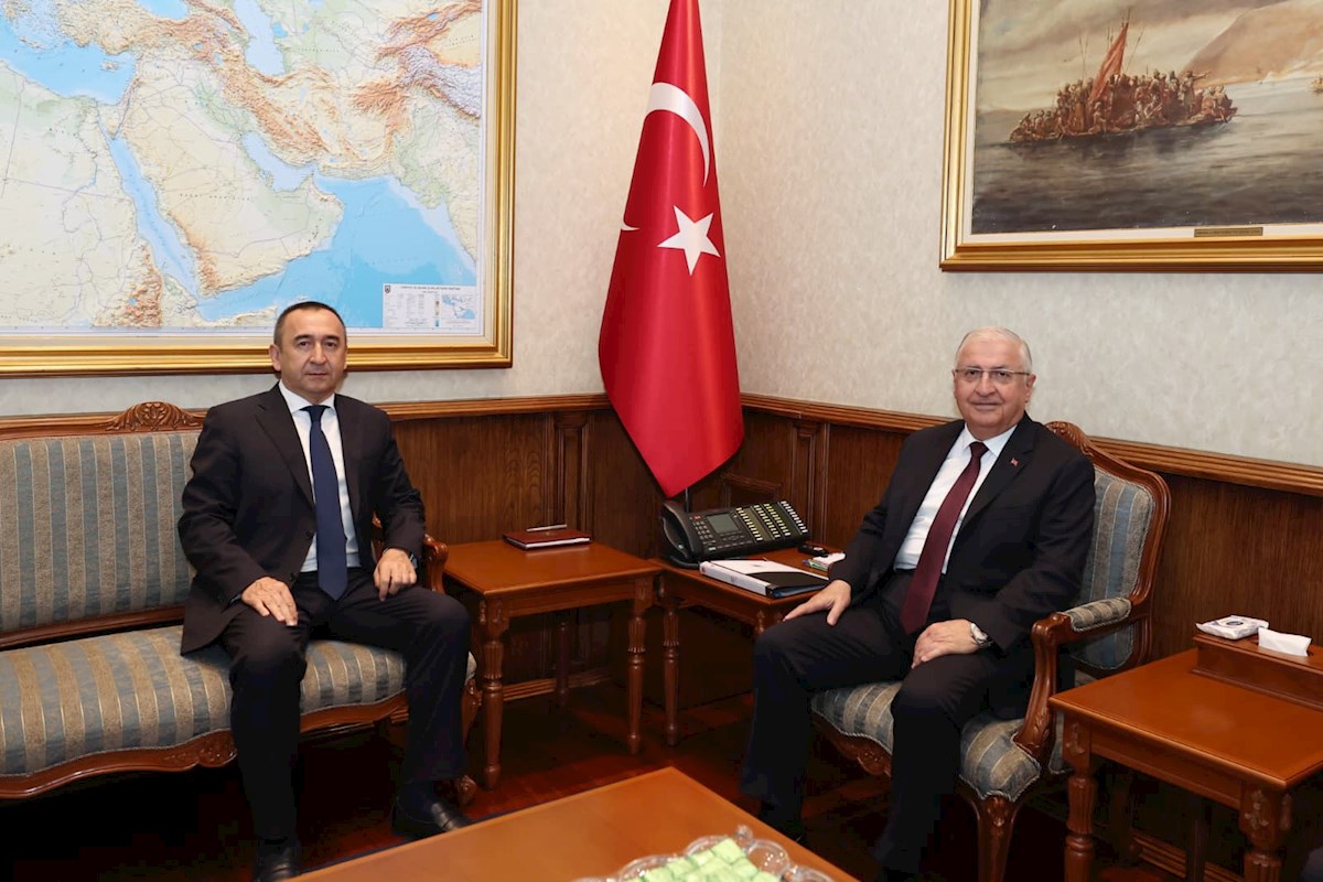 Millî Savunma Bakanı Yaşar Güler, Özbekistan’ın Ankara Büyükelçisi İlkhom Khaydarov'u Kabul Etti
