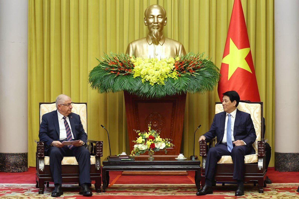 Millî Savunma Bakanı Yaşar Güler, Vietnam Cumhurbaşkanı Sn. Luong Cuong’u Ziyaret Etti