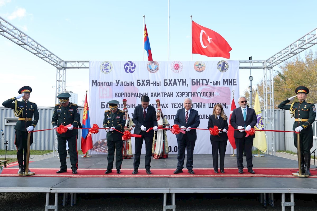 Bakan Yaşar Güler ve Moğolistan Savunma Bakanı Damba Batlut, Bağlı Kuruluşumuz MKE AŞ’nin Fişek-İmla Montaj Hattı’nın Açılış Törenine Katıldı.
